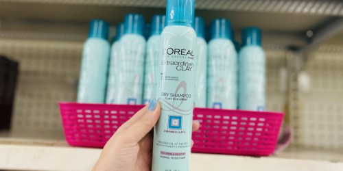 L’Oreal Extraordinary Clay Dry Shampoo Just $1 at Dollar Tree