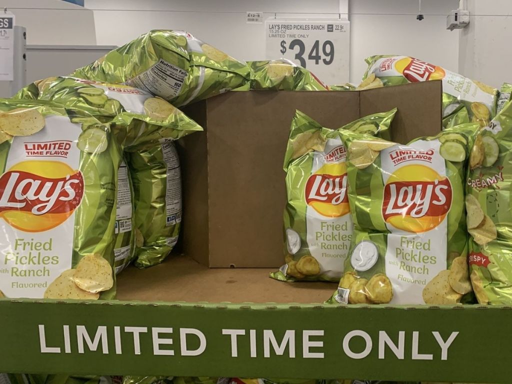 Lay's fried pickle with ranch chips