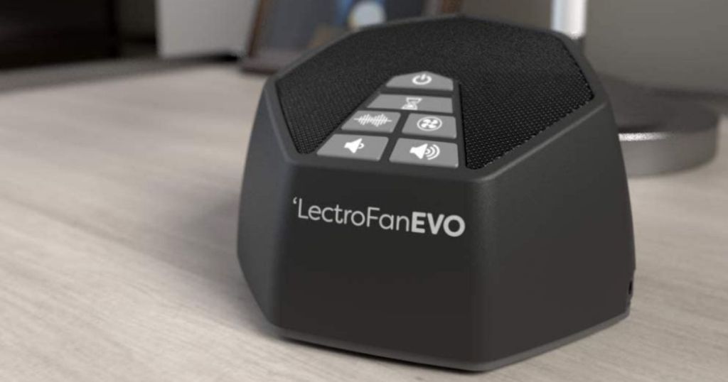 LectroFan EVO on a nightstand