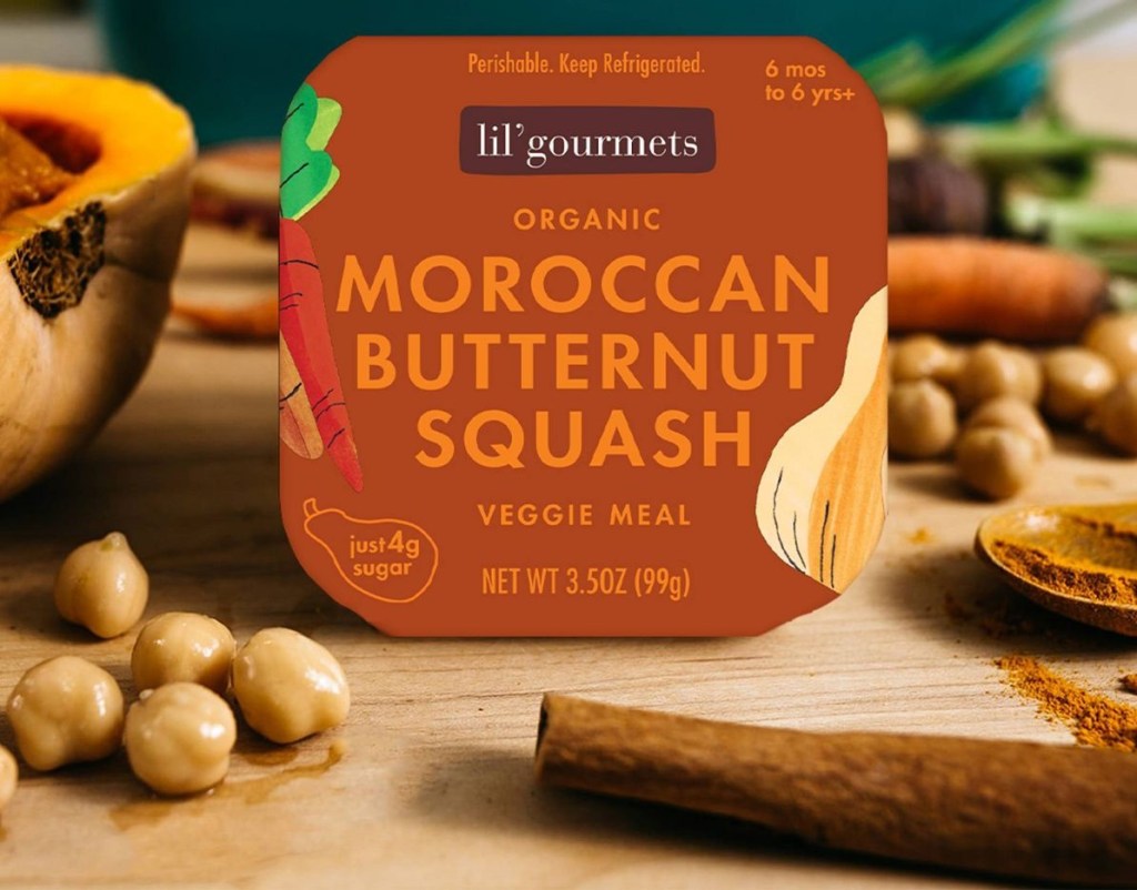 Lil Gourmets Moroccan Butternut Squash meal