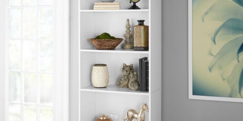 Mainstays 5-Shelf 71″ Bookcase Only $29.88 on Walmart.online (Regularly $49)