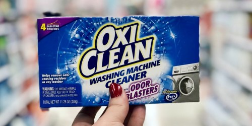 OxiClean Washing Machine Cleaner 4-Pack Just $4.87 Shipped on Amazon (Regularly $8)