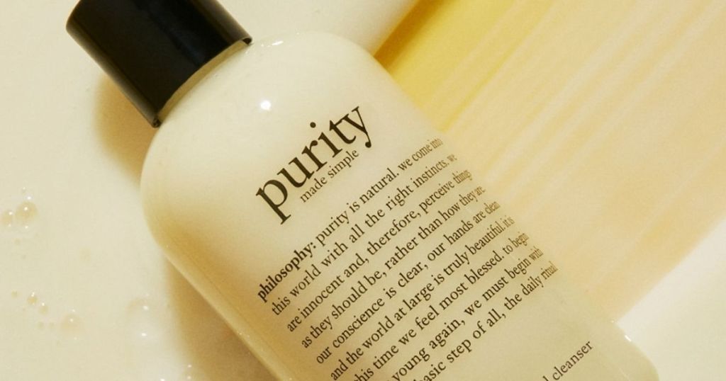 Philosophy cleanser bottle