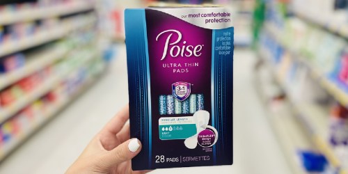 Better Than FREE Poise Ultra Thin Pads After Cash Back at Walmart