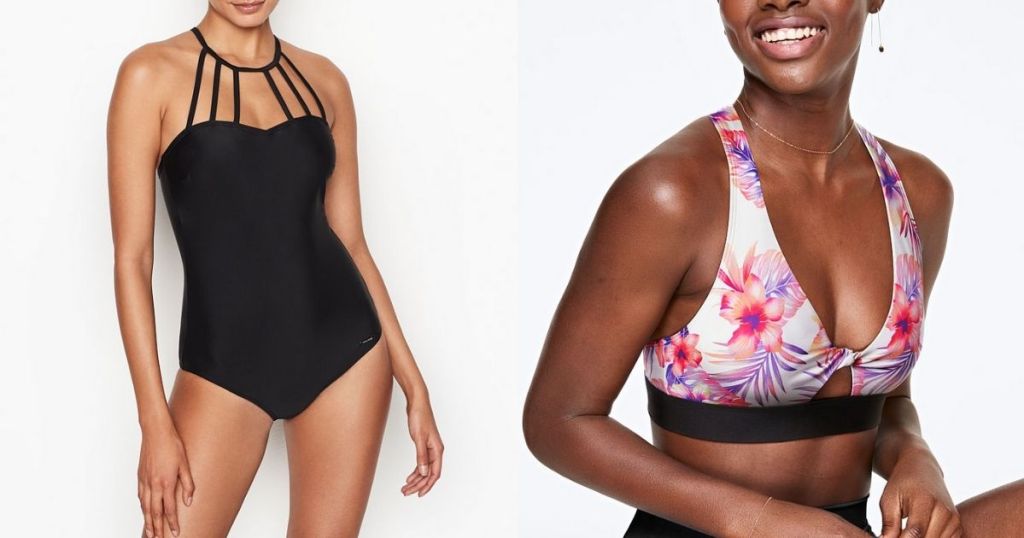 2 styles of Victoria's Secret Swimwear