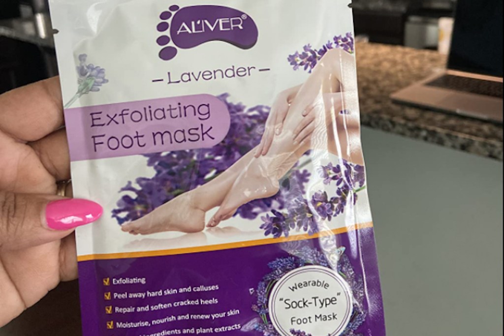 exfoliating foot mask