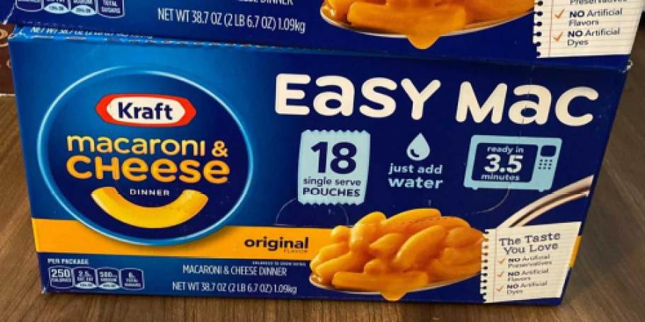 Kraft Easy Mac 18-Pack Just $6.63 Shipped on Amazon