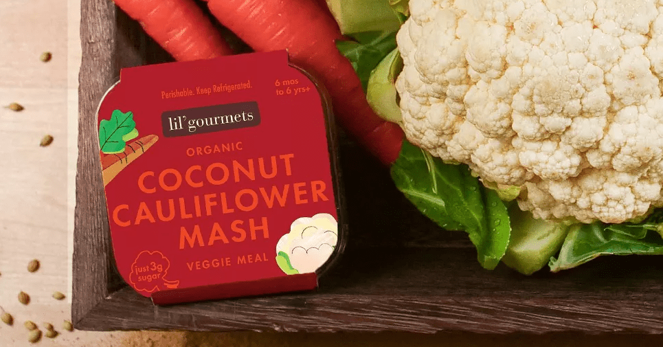 lil gourmets coconut cauliflower mash meal