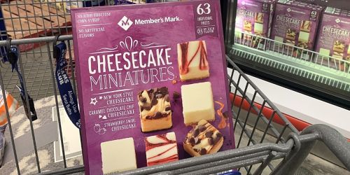 Cheesecake Minis 63-Count Box from $11.98 on SamsClub.online