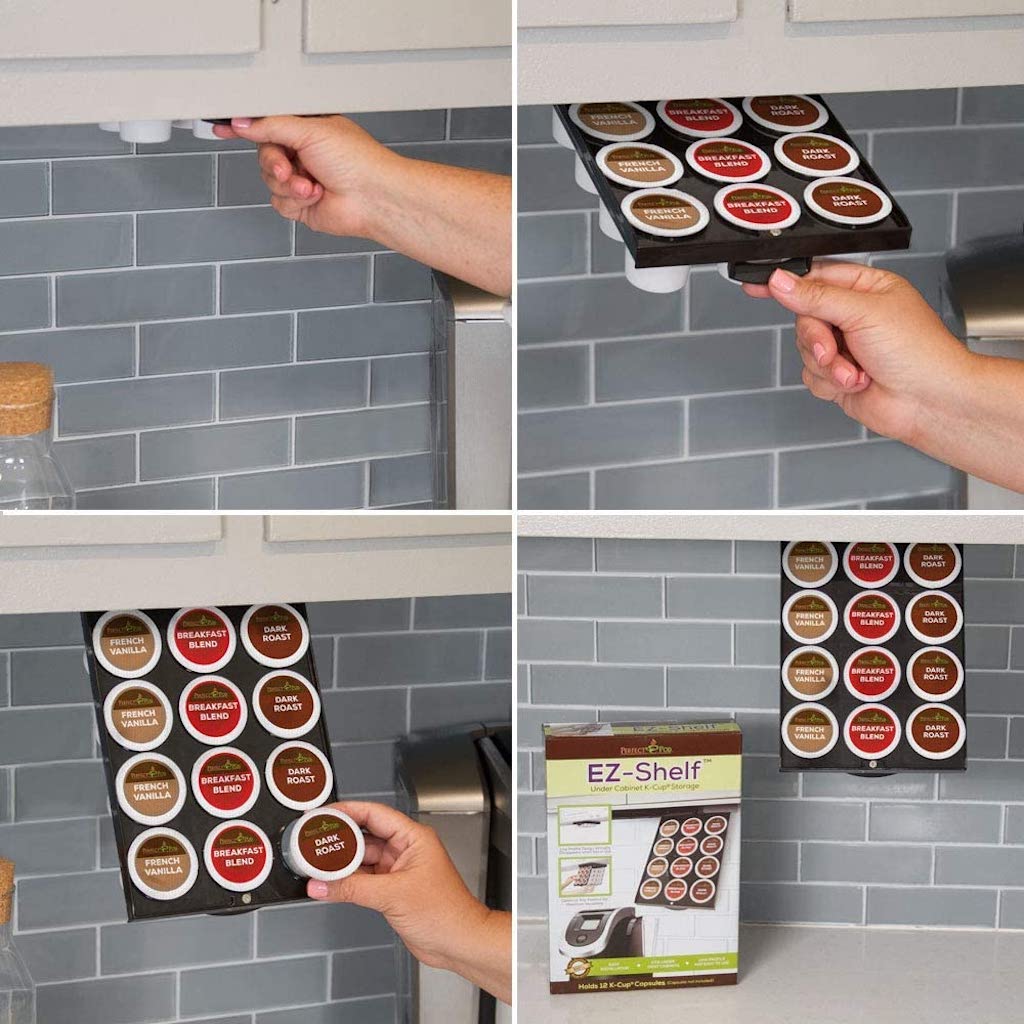 drop down k-cup organizer