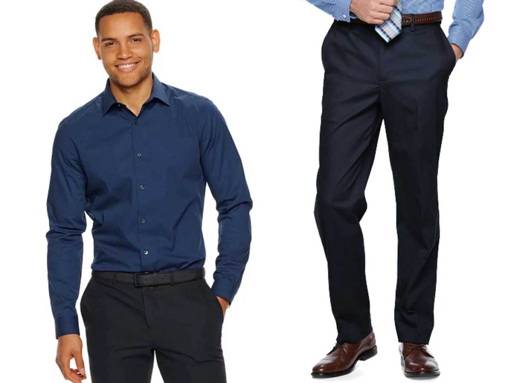 mens shirt and dress pants