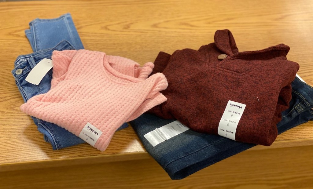 set of sonoma goods for life girls and boys clothes