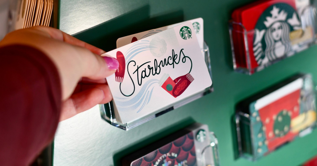 FREE $5 Starbucks Gift Card w/ $25 Gift Card Purchase (Fuel Your Black Friday Shopping!)