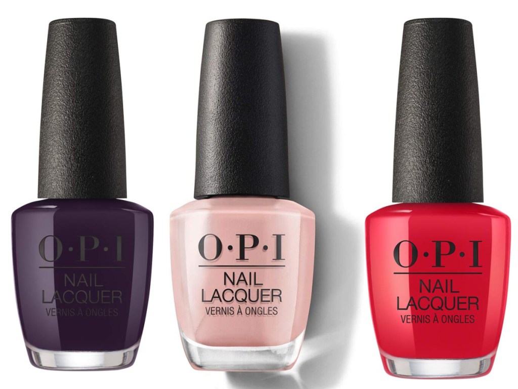 3 OPI nail polish