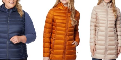 32 Degrees Women’s Puffer Vests & Down Coats from $20 on Macy’s.online (Regularly $80+) | Includes Plus Size