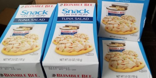 Bumble Bee Tuna & Crackers Snack Kit 12-Pack Only $10 Shipped on Amazon | Just 83¢ Each