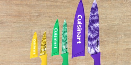 Cuisinart Tie Dye 6-Piece Knife Set Only $7.99 on Macys.online (Regularly $30)