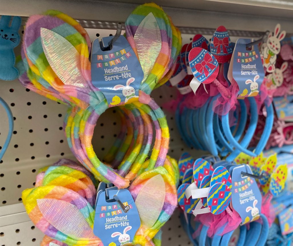 easter themed headbands at dollar tree