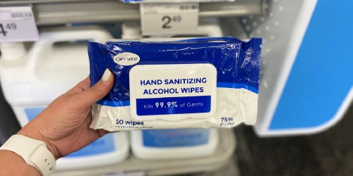 Hand Sanitizing Wipes 50-Count Pack Only 79¢ on Staples.online (Regularly $3)