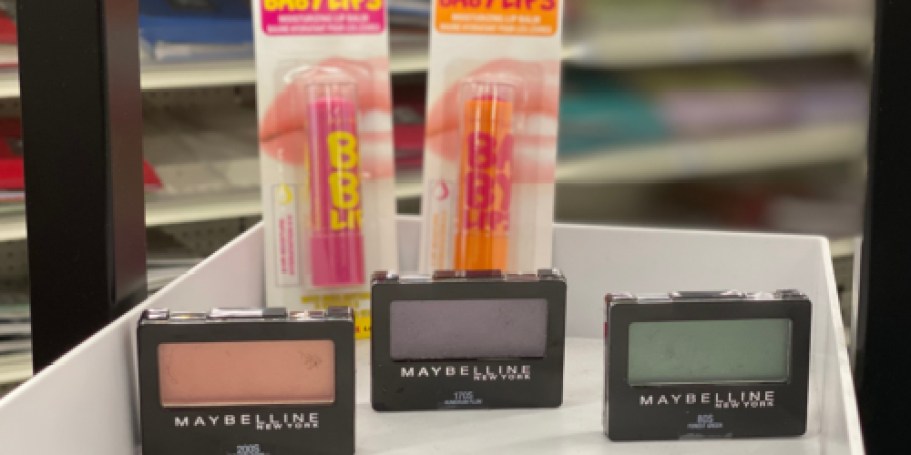 WOW! Score TWO Maybelline Lip Balms or Eyeshadows for FREE on Walgreens.online