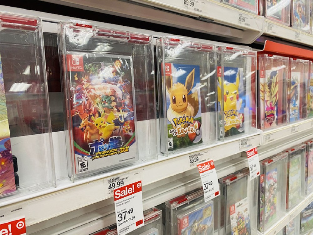 Pokemon Pokken game on store shelf