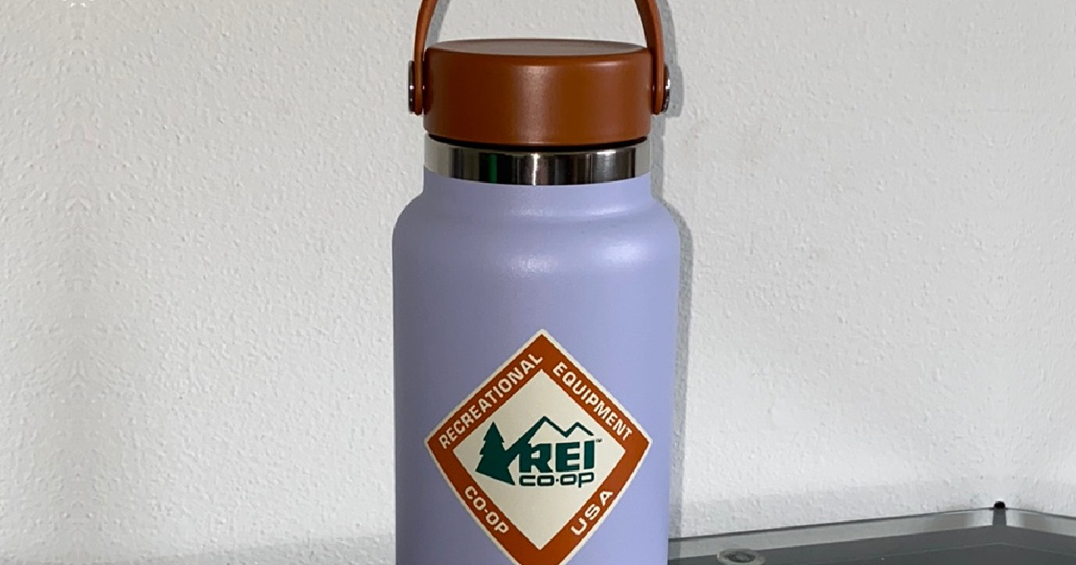 Top of a REI Co-op brand water bottle