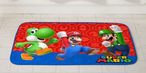 Super Mario Bath Rug Only $7.51 on Walmart.online (Regularly $15)