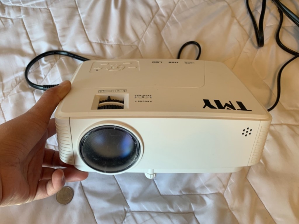 TMY Mini Projector 5500 Lumen with 100″ Screen