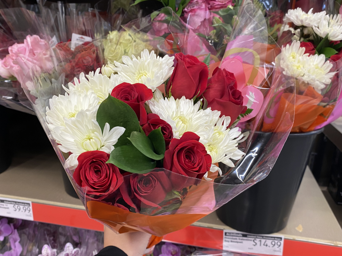 Valentine Bouquets at ALDI