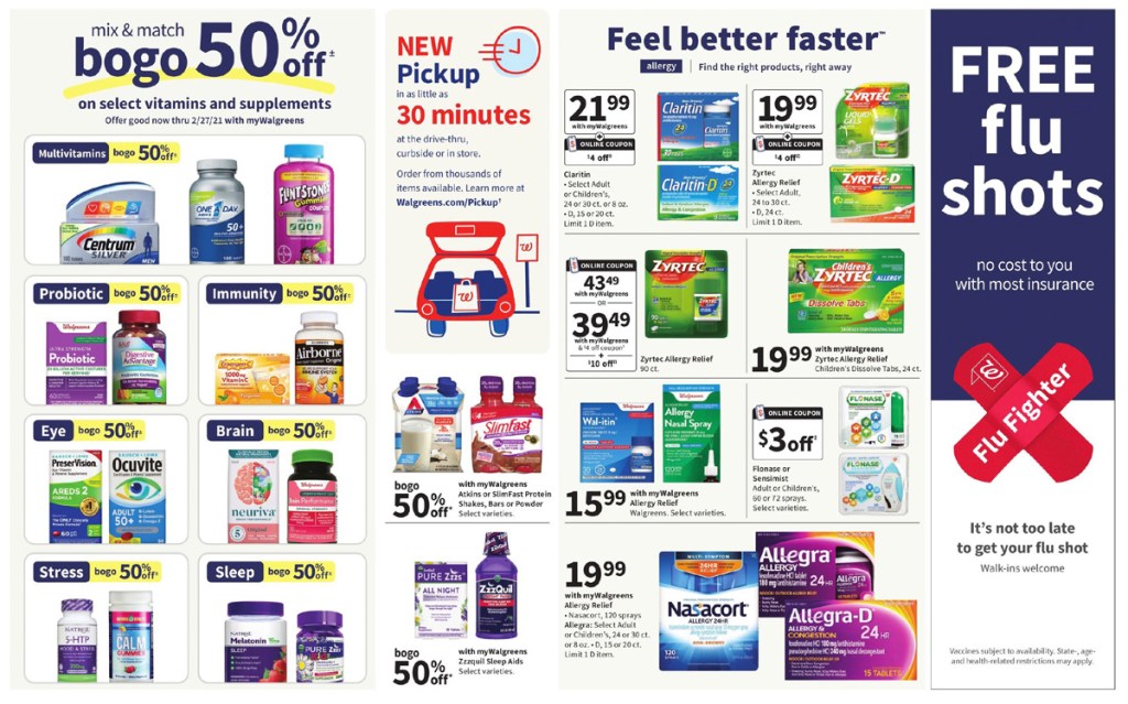 Walgreens ad scan