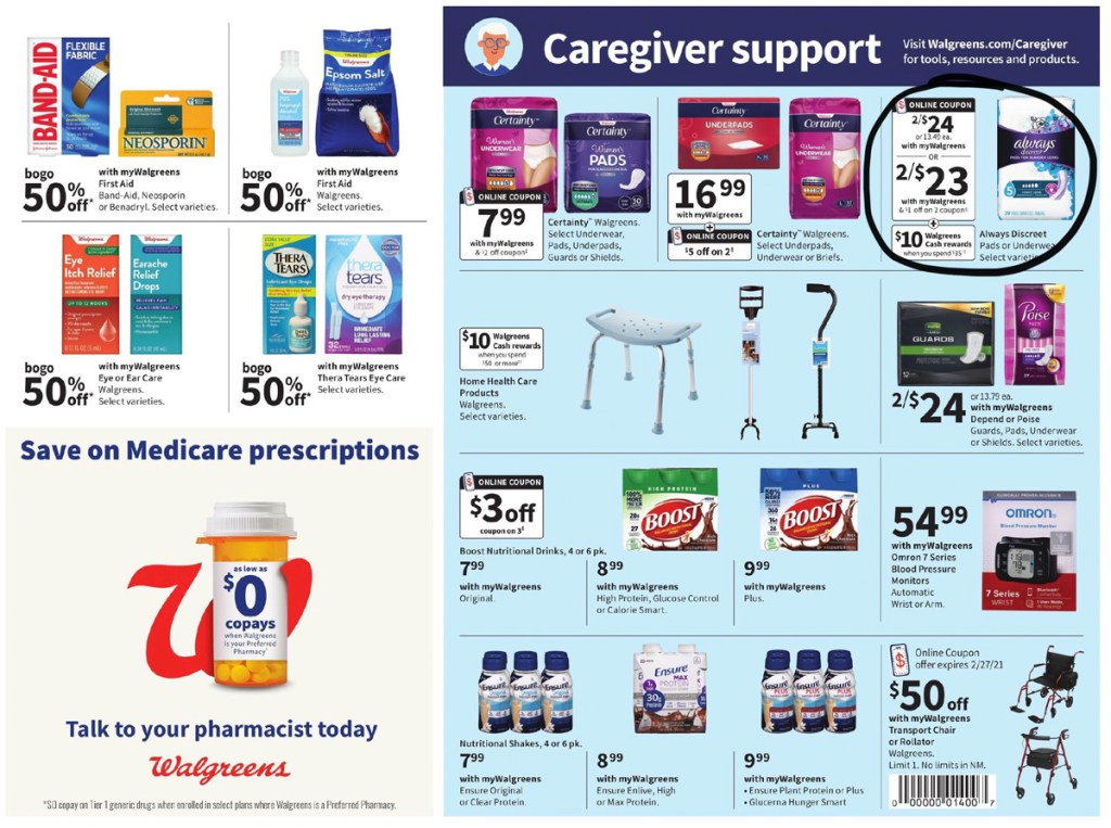 Walgreens ad scan