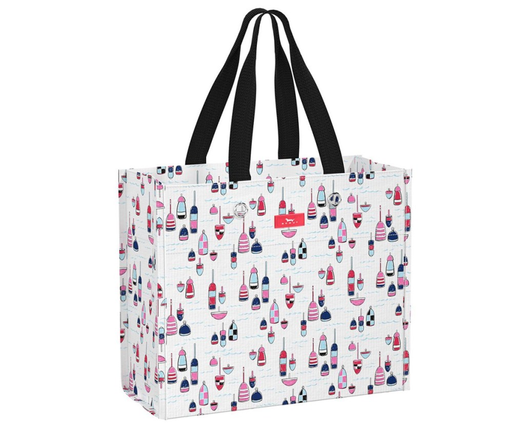 bouy print tote bag