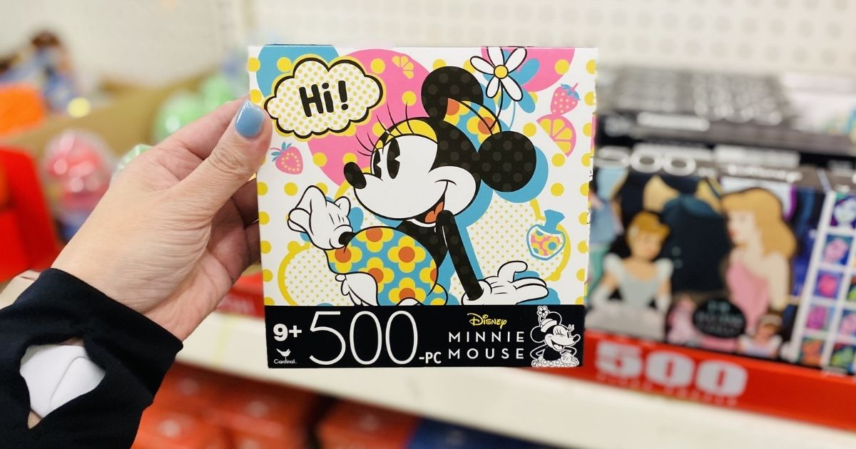 Minnie 500-piece puzzle box