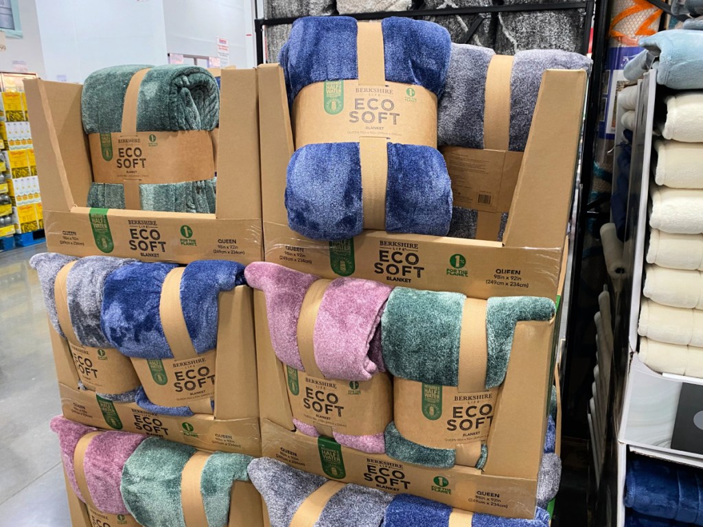 eco soft berkshire blankets at Costco