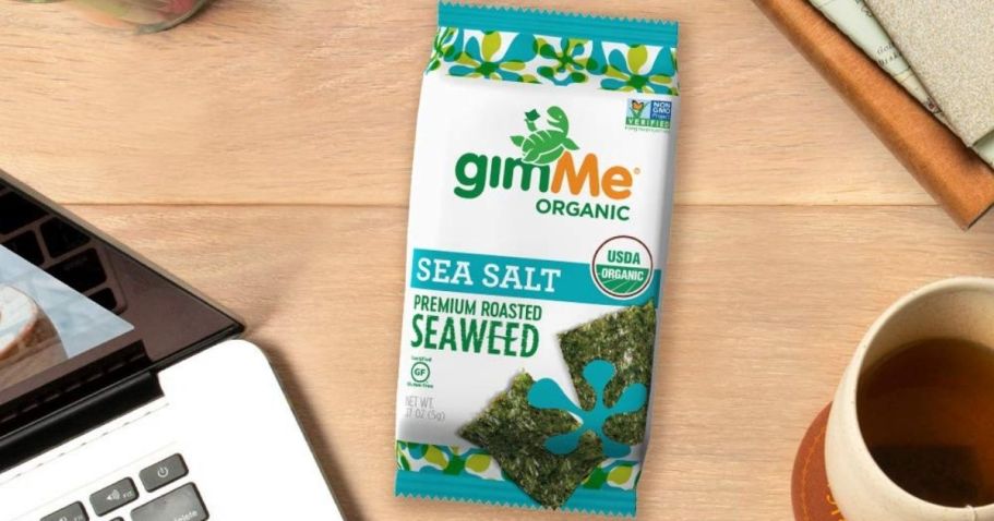 gimMe Organic Roasted Seaweed Sheets 6-Pack Only $2.55 Shipped on Amazon