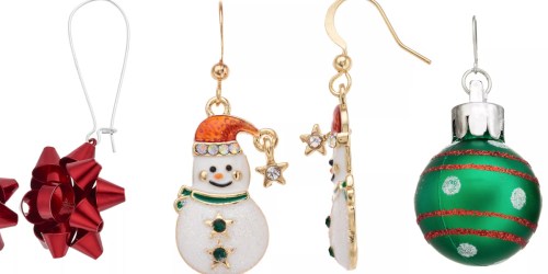 Cute Holiday Earrings from $2.80 Shipped for Kohl’s Cardholders (Regularly $10)