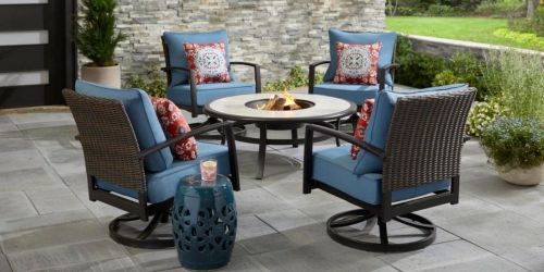 5-Piece Fire Pit Patio Sets from $374 Shipped on HomeDepot.online (Regularly $500+)