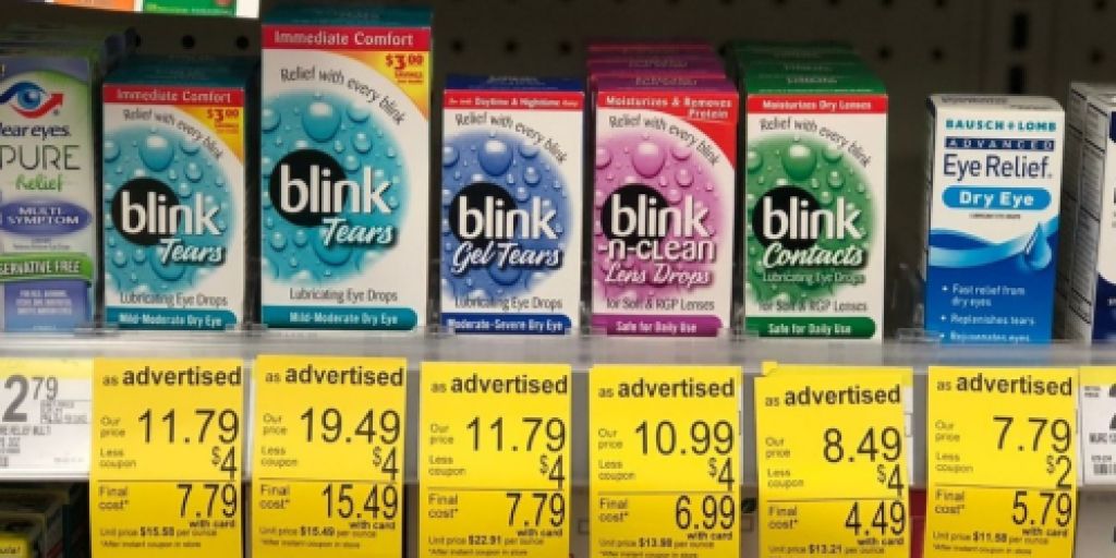 Blink Eye Drops from 49¢ at Walgreens (Regularly $9+)