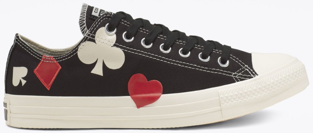 converse queen of hearts shoes