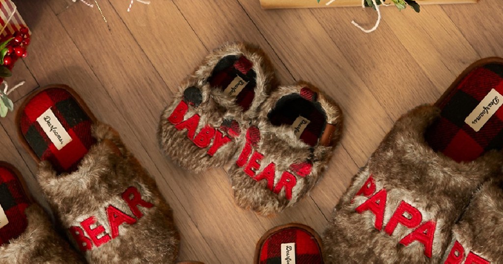 baby bear dearfoam slipper