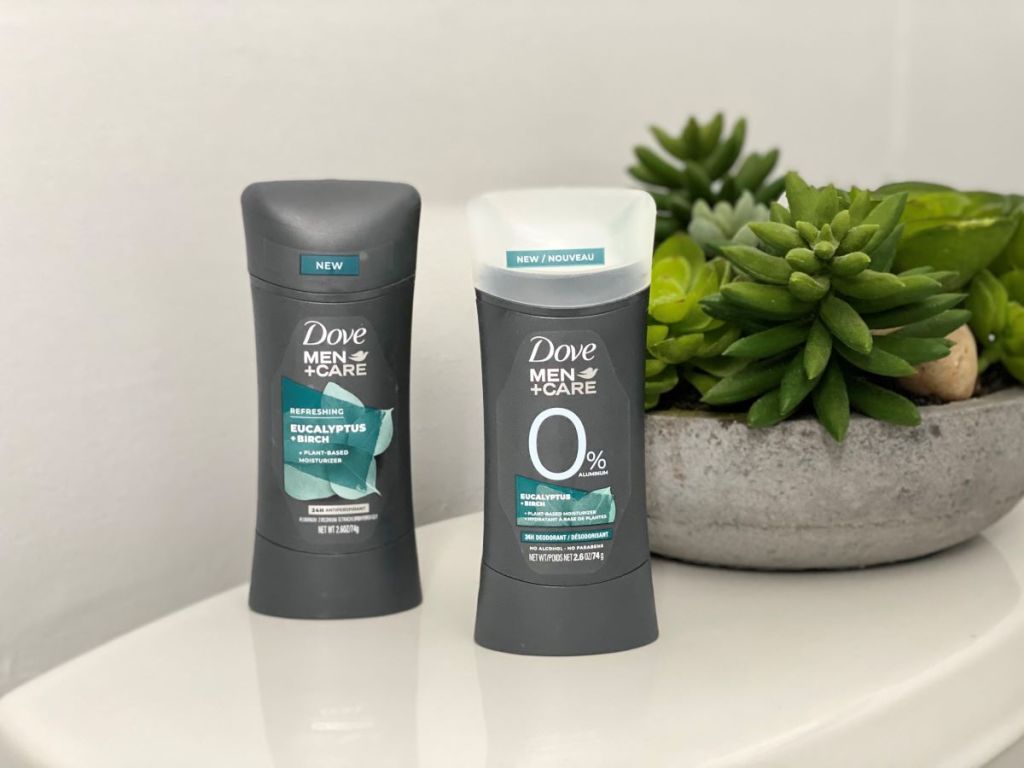 Dove Men Care Plant Based deodorants