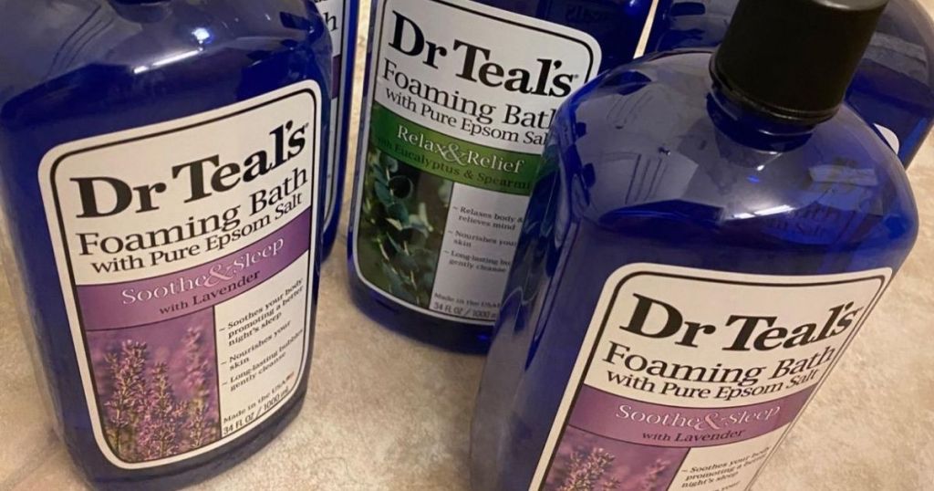 Dr Teals Foaming Bath in Lavender and Eucalyptus Scents