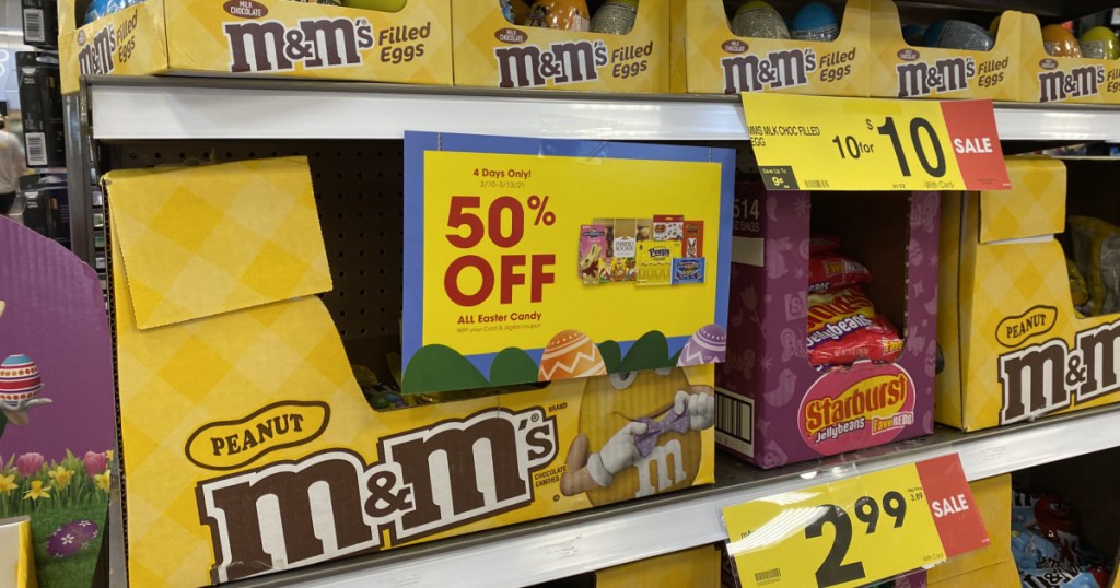 Kroger in-store Easter Candy display