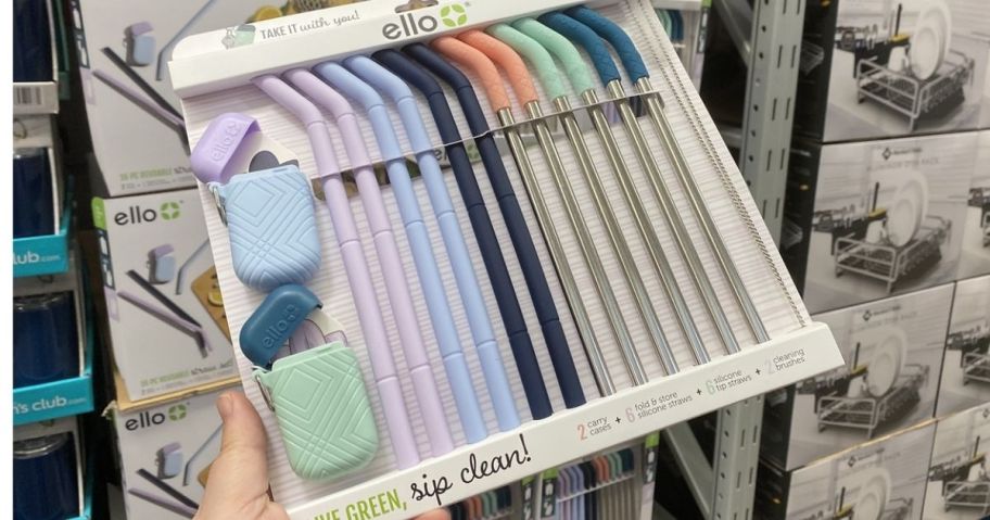 Ello Reusable Drinking Straws