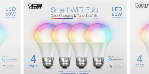 Smart Wi-Fi Bulbs 4-Pack Only $19.99 Shipped on Costco.online (Regularly $40)