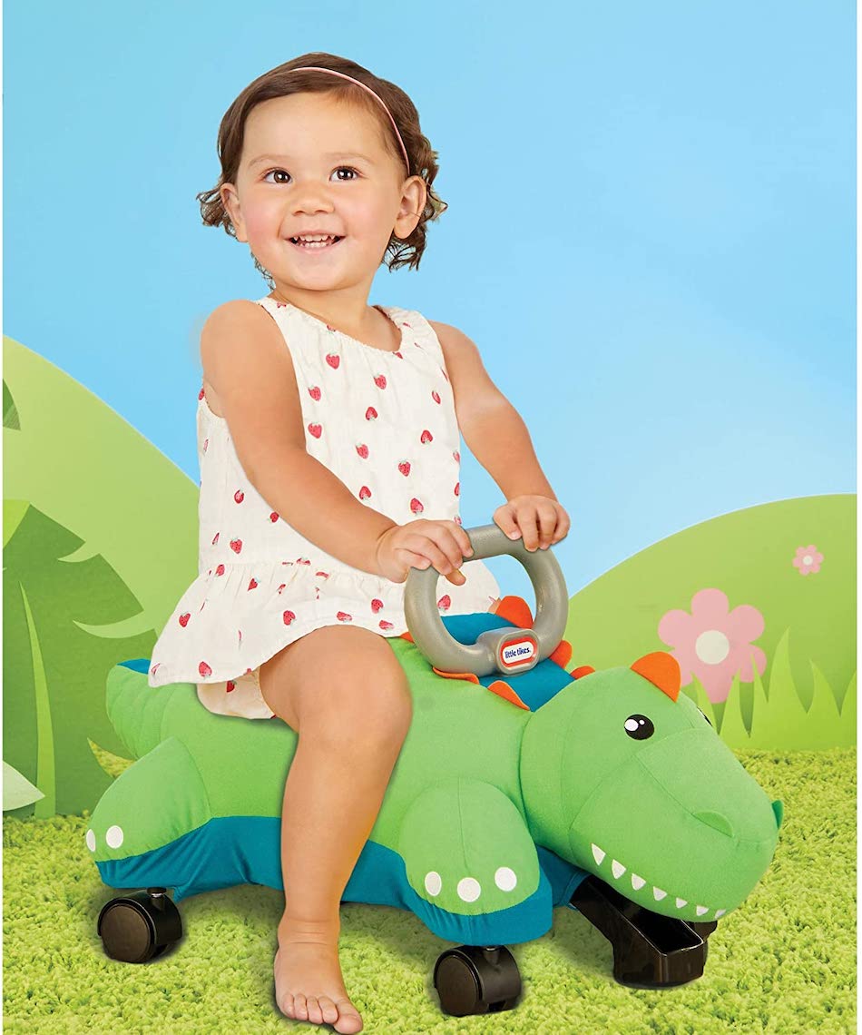 Girl on Dino Racer