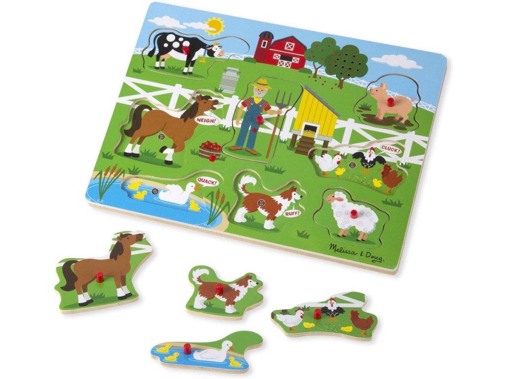 melissa and doug old macdonald puzzle