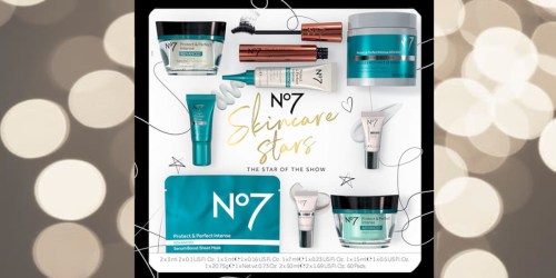 No7 Skincare 9-Piece Gift Set Just $20 on Walgreens.online ($131 Value)