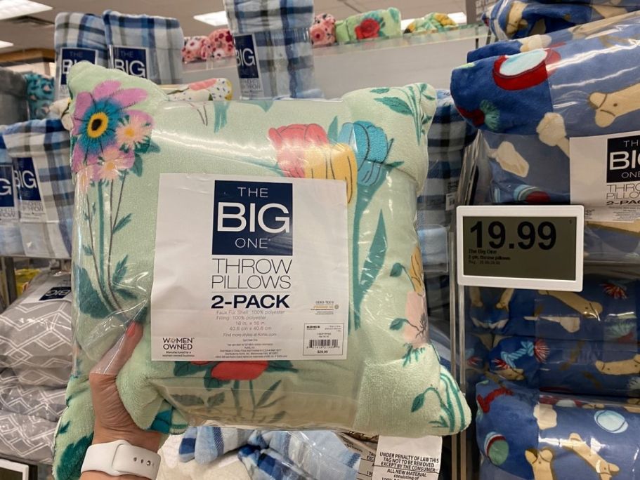 Kohl’s Big One Throw Pillow 2-Packs from $7 (ONLY $3.50 Each)