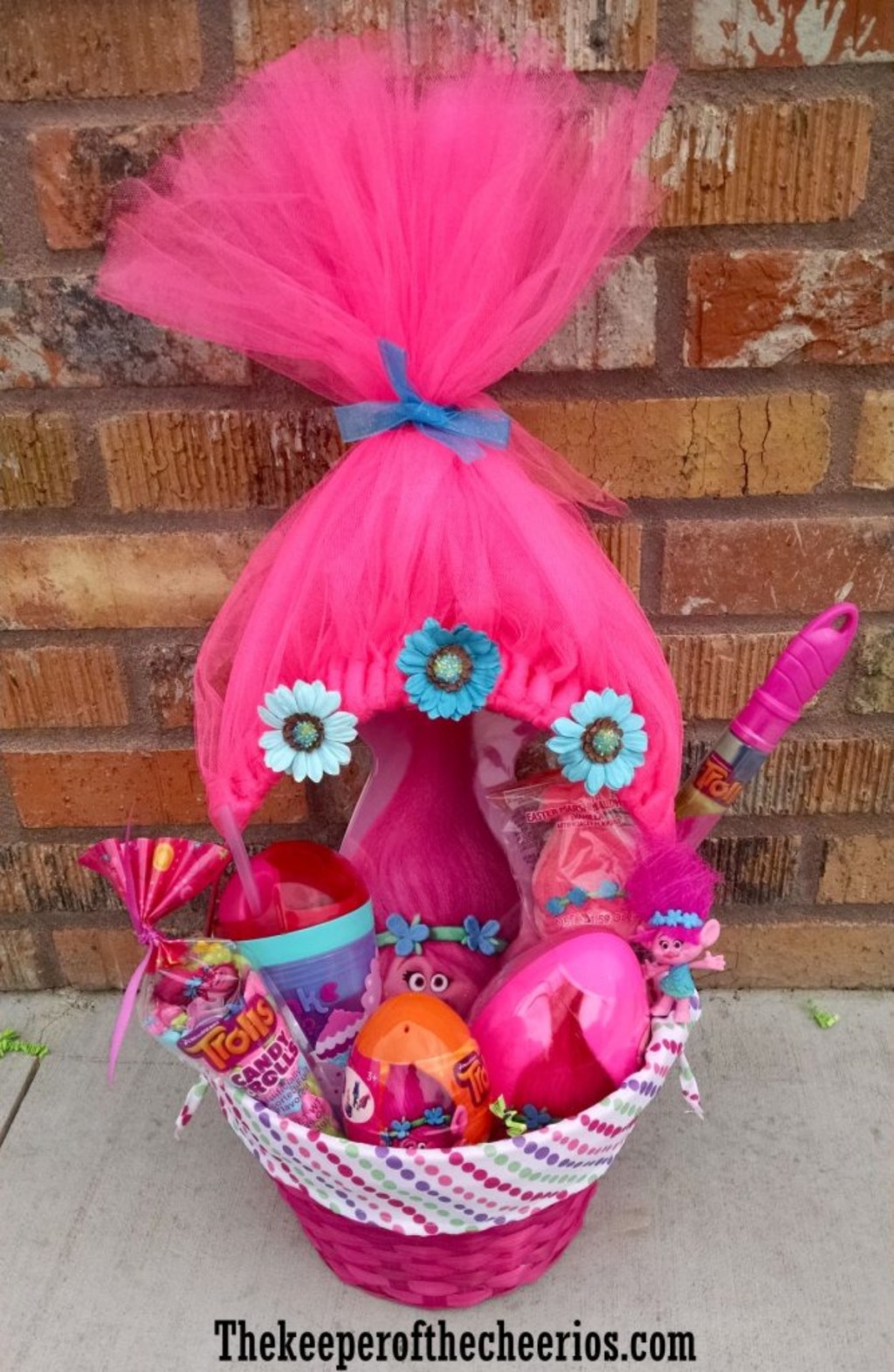 Trolls-themed Easter basket